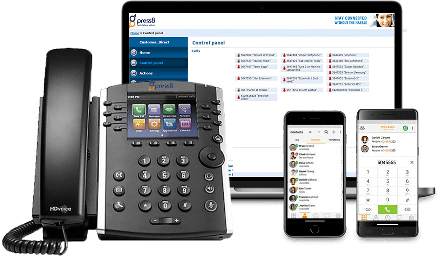 Press8 business phone system